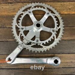 Ensemble de pédalier Shimano Dura Ace FC-7402 Vintage 172,5 mm 130 BCD Route Course BMX A5