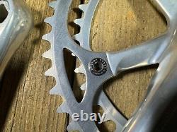 Ensemble de pédalier Sugino Aero Mighty Vintage 170 mm 144 BCD Double Race BMX années 1980 Japon