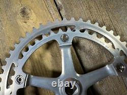 Ensemble de pédalier Sugino Aero Mighty Vintage 170 mm 144 BCD Double Race BMX années 1980 Japon