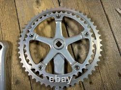 Ensemble de pédalier Sugino Aero Mighty Vintage 170 mm 144 BCD Double Race BMX années 1980 Japon