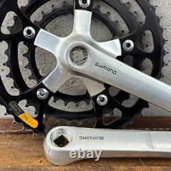 Ensemble de pédalier Vintage Shimano Deore XT FC-M730 175 mm Pantograph Crankset SG Rings