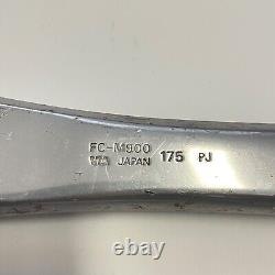 Ensemble de pédalier Vintage Shimano XTR FC-M900 175 mm 74 110 BCD Triple Raceface