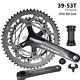 Ensembles De Pignons De Chaîne De Vélo De Course 170mm Jeux De Pédaliers De Vélo De Route 9s 10s 11s 34/50t 39/54t