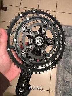Fsa Carbon Pro Team Issue Manivelle Triple 53/42/30 Longueur de Bras 170