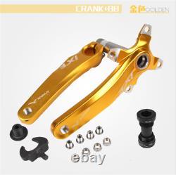 IXF Ensemble de manivelles de vélo 170mm, bras de manivelle en alliage d'aluminium, BCD 104mm, ensemble de manivelles VTT/route