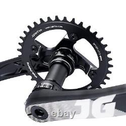 JGbike Pédalier de VTT à manivelles carrées 68-73 BB 170mm 104 BCD avec chaîne