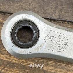 Jeu de manivelles Campagnolo Record Vintage 144 BCD 1981 1 Argent 170 mm Bouclier Cercle