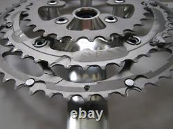 Jeu de manivelles Shimano Ultegra Triple 9 vitesses FC-6500/6503 170 mm 53/42/20 faible kilométrage/usure