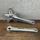 Jeu De Manivelles Vintage Sugino Gt 170 Mm Old School Bmx Double 110 Bcd Alliage A8 Des Années 80