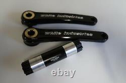 Jeu de manivelles de montagne M30 BLACK 180 mm de White Industries avec axe