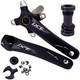 Jeu De Manivelles De Vélo 4 Trous Carrés 170 Mm Bcd 104 Mm Ultra-léger Vélo De Route