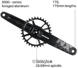 Jeu de manivelles synthétique 175 mm 32T DUB DM noir 12 vitesses VTT expédition rapide