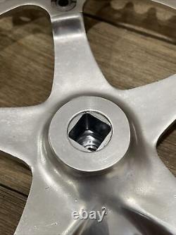 Jeu de pédalier Campagnolo vintage 170 mm Double Square Taper 7/8 vitesses 53/42