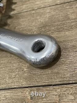 Jeu de pédalier Campagnolo vintage 170 mm Double Square Taper 7/8 vitesses 53/42