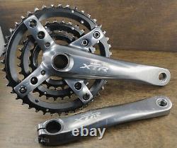 Manivelles de vélo de montagne Shimano XTR vintage 175 mm avec plateaux 44t32t22t Hollowtech