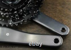 Manivelles de vélo de montagne Shimano XTR vintage 175 mm avec plateaux 44t32t22t Hollowtech