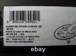 Miche Pistard 2.0 Chainset Chaîne 48t 165mm Noir