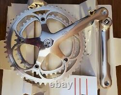 Nos Campagnolo C Manivelle Record Set 180mm 80s 53/42 Dent