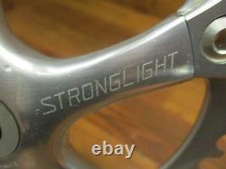 Nos Stronglight Speedlight Silver Anodized 172l 130 Bcd 53/39t Crank Set