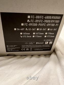 Nouveau dans la boîte Shimano Dura Ace Fc-09 R9200 Vraie manivelle 11/12S 172,5 mm 52-36T