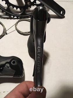 Nouveau départ Shimano 2 x 10 Ultegra SL 6600-G Ensemble de groupe gris glace 175 manivelle