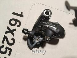 Nouveau départ Shimano 2 x 10 Ultegra SL 6600-G Ensemble de groupe gris glace 175 manivelle