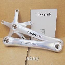Nouveau-vieux-stock Campagnolo Veloce Ensemble de manivelles doubles (172,5 mm). Quelques traces de magasinage