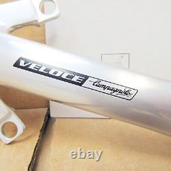 Nouveau-vieux-stock Campagnolo Veloce Ensemble de manivelles doubles (172,5 mm). Quelques traces de magasinage