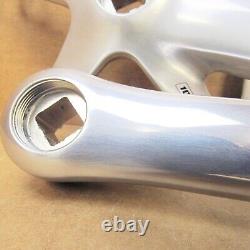 Nouveau-vieux-stock Campagnolo Veloce Ensemble de manivelles doubles (172,5 mm). Quelques traces de magasinage