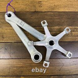 Pédalier Campagnolo Record Vintage 144 BCD 1973 3 Argent 170 mm Double Course
