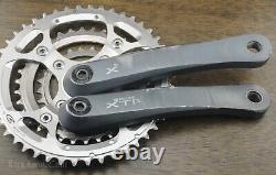 Pédalier VTT Vintage Shimano XTR 175mm 9 vitesses avec plateaux 46t/34t/24t pour vélo de montagne