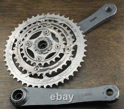 Pédalier VTT Vintage Shimano XTR 175mm 9 vitesses avec plateaux 46t/34t/24t pour vélo de montagne