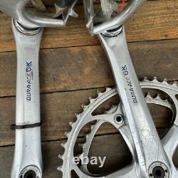 Pédalier Vintage Shimano Dura Ace AX avec Clips One Key 172,5 mm 130 BCD