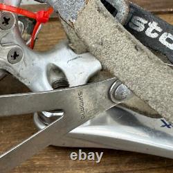 Pédalier Vintage Shimano Dura Ace AX avec Clips One Key 172,5 mm 130 BCD