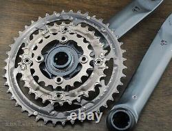 Pédalier Vintage Shimano LX 175mm 9 vitesses VTT 44t/32t/22t Plateaux Vélo de montagne MTB