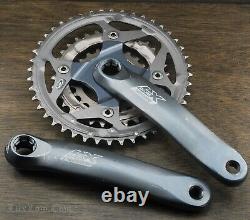 Pédalier Vintage Shimano LX 175mm 9 vitesses VTT 44t/32t/22t Plateaux Vélo de montagne MTB