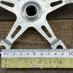 Pédalier Vintage Suntour Superbe Argent 170 mm 144 BCD Double Course 9/16 80s A2