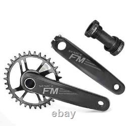 Pédalier de VTT 170 175mm Système de manivelle de vélo Plateau de chaîne 32T 34T