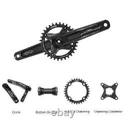 Pédalier de VTT Mountain Bike MTB Crank 104 BCD 170/175mm 32T-36T avec plateau et boîtier de pédalier