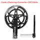Pédalier De Vélo De Route 34-53t Double Vitesse Jeu De Chaîne 170/172,5 Mm Bras De Manivelle En Aluminium
