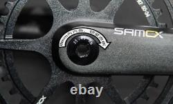 Pédalier de vélo de route Samox R3 avec plateaux CNC 50T 34T, manivelle de 165MM, axe de 30MM