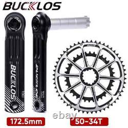 Pédalier de vélo de route de 170 172,5 175mm Bras de manivelle 50-34T 52-36T 53-39T Plateau