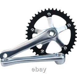 Pédalier de vélo pliant 165/170mm 130BCD 42T 44T trou à embrayage carré