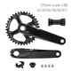 Pédalier Intégré Vtt 9-12 Vitesses 32/34/36/38 Dents 104bcd Double Plateaux