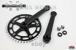 Probmx Bmx 3 Piece Aluminium Cranks Set Yst Sealed Bottom Bracket MIX & Match