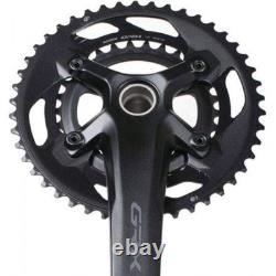 SHIMANO FC-RX600 170mm 46-30T Ensemble de manivelles GRX pour vélo de route Noir Gravel Sport