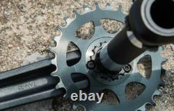 Samox M3 VTT Pédalier avec plateau CNC 34T manivelle 165mm 28.99mm DUB