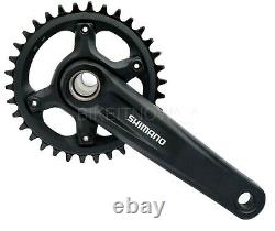 Shimano 1x12 Speed Fc-mt610 175mm, 30/32/34t Vtt Bike Bicycle Crank Set Black