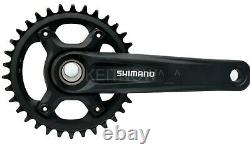 Shimano 1x12 Speed Fc-mt610 175mm, 30/32/34t Vtt Bike Bicycle Crank Set Black