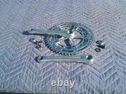 Shimano Dura Ace pédalier 1ère génération plateaux 52/39 très poli 170mm